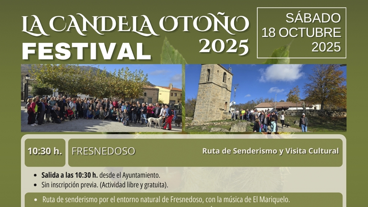 18 de Octubre, Festival de la Candela en Fresnedoso